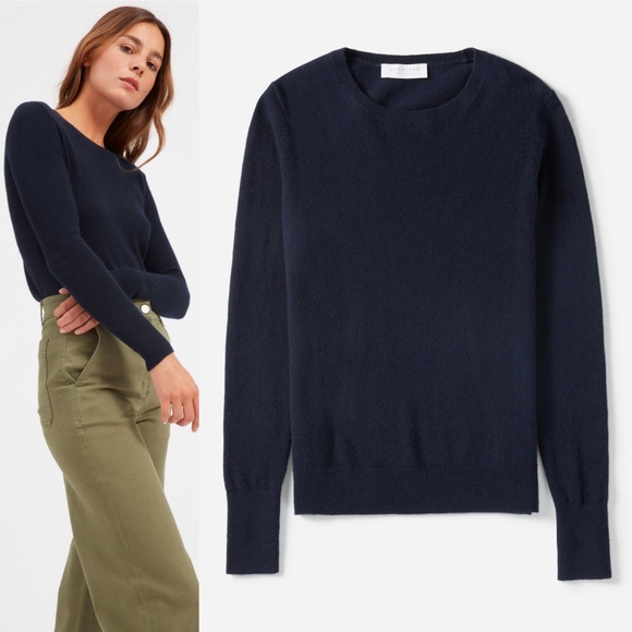 everlane cashmere sweatshirt